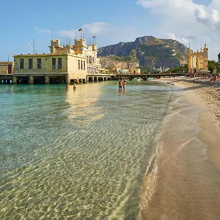 Villa Strazzeri Mondello Exterior foto